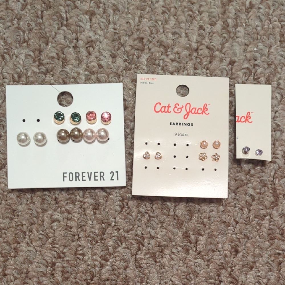 🟢Multi Stud Earring Sets